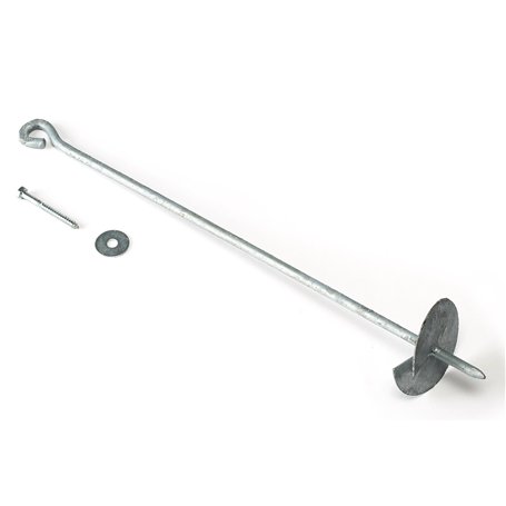 Ancrage au Sol 60 cm balancoire portique Acier galvanisé à Visser