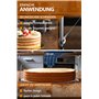 Diviseur Gâteau Coupe-Fil Réglable - Trancheur Outil Pâtisserie facilement à nettoyer – pâtisserie sera un grand plaisir et vos 