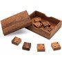 Puzzle de couleur - Domino - Jeu de jeu - Jeu de réflexion - Jeu de patience - Jeu de logique en bois