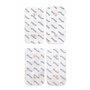 4 électrodes axion 10x5 cm | Compatibles avec les électrostimulateurs COMPEX | Patchs pour TENS et EMS réutilisables et autocoll