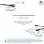 4 électrodes axion 10x5 cm | Compatibles avec les électrostimulateurs COMPEX | Patchs pour TENS et EMS réutilisables et autocoll