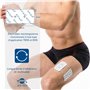 4 électrodes axion 10x5 cm | Compatibles avec les électrostimulateurs COMPEX | Patchs pour TENS et EMS réutilisables et autocoll