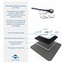 4 électrodes axion 10x5 cm | Compatibles avec les électrostimulateurs COMPEX | Patchs pour TENS et EMS réutilisables et autocoll