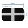 Electrode large 20x12 cm axion | Patch de rechange grande surface pour dos, mal de dos pour électrostimulateur TENS réutilisable