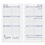 ALMADIH Agenda en cuir vrai A6 avec calendrier 2025 + bloc-notes - marron deluxe Portefolio Porte documents Timer Chemise de dos