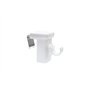 Dekondo Lot de 4 crochets de fenêtre pour la décoration - Blancs - Épaisseur de la fenêtre : 10-27 mm - Idéal pour insérer des t