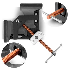 STAHLWERK WK-75 ST Pince pour angle de soudage/serrage angulaire avec ouverture de mâchoire de 75 mm pour la fixation de pièces