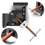 STAHLWERK WK-75 ST Pince pour angle de soudage/serrage angulaire avec ouverture de mâchoire de 75 mm pour la fixation de pièces