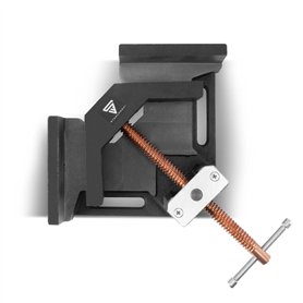STAHLWERK WK-100 ST Serrage d'angle à souder avec ouverture de mâchoire de 100 mm pour fixer des pièces à 90° - 7 ans de garanti