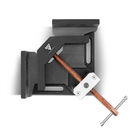 STAHLWERK WK-100 ST Serrage d'angle à souder avec ouverture de mâchoire de 100 mm pour fixer des pièces à 90° - 7 ans de garanti