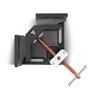 STAHLWERK WK-100 ST Serrage d'angle à souder avec ouverture de mâchoire de 100 mm pour fixer des pièces à 90° - 7 ans de garanti