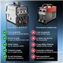 STAHLWERK Poste à souder 2 en 1 combiné MIG MAG 200 ST IGBT - 200 A, synergique, fil fourré FLUX utilisable, MIG/MAG & MMA E-Han