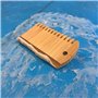 Buster Surfboards Sticky Bumps Kit de cire pour planche de surf avec manche en bambou et peigne de surf antidérapant Température
