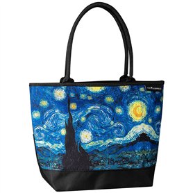 VON LILIENFELD® Cabas Vincent van Gogh : La nuit étoilée Femme Besace Sac Bandoulière Spacieux Arte