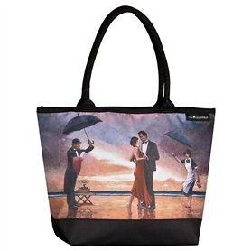 VON LILIENFELD® Cabas Theo Michael: Hommage to the Singing Butler Femme Besace Sac Bandoulière Spacieux Arte