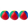 DiaboloNet Henrys Balles de jonglage en cuir lisse de qualité supérieure 67 mm Rouge/bleu/jaune/vert