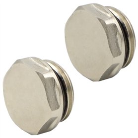 VARIOSAN 14245 Lot de 2 bouchons d'obturation pour radiateur et distributeur 1/2"