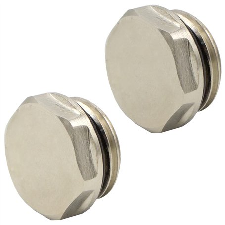 VARIOSAN 14245 Lot de 2 bouchons d'obturation pour radiateur et distributeur 1/2"