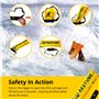 Restube Beach Cartouches de CO2 de Rechange pour Bouée de Sauvetage Gonflable - Lot de 6 Capsules à Air Comprimé de 10.9g pour A