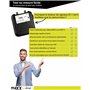 maxx.onLine Testeur de signaux DVB-T2/DVB-C, mesurer le signal d'antenne, vérifier l'intensité du signal de la télévision par câ
