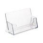 Lot de 10 porte-cartes de visite transparents - Format paysage