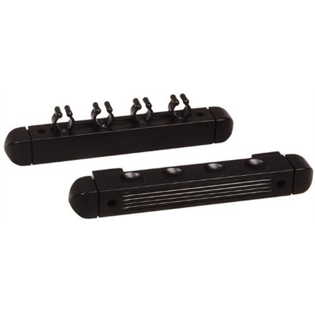 Porte-queues de billard mural - Pour 4 queues de billard – Noir