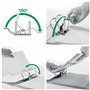 Leitz - 10105001 - Classeur à levier en carton - Format A4 - 600 feuilles - Etiquette 190 mm - Lot de 1 - Blanc