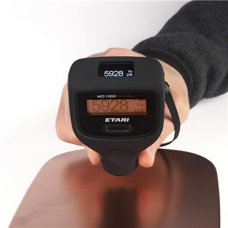 ETARI® MD 1000 Pro Max (Ferr & Non-Ferr), Appareil de mesure d'épaisseur de couche de peinture professionnelle pour mesurer l'ép