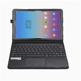 MQ pour Galaxy Tab A 10.5 - Etui avec clavier français (AZERTY) pour Samsung Galaxy Tab A 10.5 LTE SM-T595