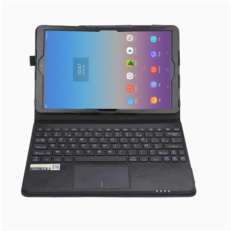 MQ pour Galaxy Tab A 10.5 - Etui avec clavier français (AZERTY) pour Samsung Galaxy Tab A 10.5 LTE SM-T595