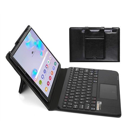 MQ pour Galaxy Tab S6 10.5 - Etui avec clavier français AZERTY pour Samsung Galaxy Tab S6 10.5 LTE T865