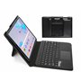 MQ pour Galaxy Tab S6 10.5 - Etui avec clavier français AZERTY pour Samsung Galaxy Tab S6 10.5 LTE T865