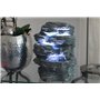 Fontaine d'intérieur Niagara avec éclairage LED Fontaines de Jardin Cascade Fontaine de Table