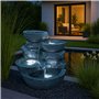 Fontaine Cascades de chez Arnusa avec éclairage à Del Fontaine de Jardin Fontaine d’intérieur