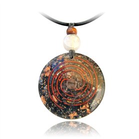Grande amulette Orgon Amulette avec andalousite