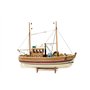 aubaho Modèle de Navire Maquette de Navire de pêche Bois 45cm Pas de kit