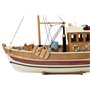 aubaho Modèle de Navire Maquette de Navire de pêche Bois 45cm Pas de kit