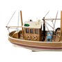 aubaho Modèle de Navire Maquette de Navire de pêche Bois 45cm Pas de kit