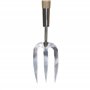 Kent & Stowe longue fourche de jardin à main – Fourche à fleurs en acier inox, fourchette de jardin à long manche en frêne, long