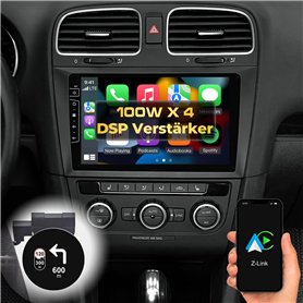 DYNAVIN Android Autoradio GPS pour VW Golf 6: 9 Pouces OEM Radio avec Wireless CarPlay et Android Auto | Head-up Display | Dab+
