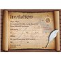 EDITON COLIBRI (10727 FR) Invitations en Français "Chasse au trésor": Paquet de 10 cartes d‘invitation pour un prochain annivers