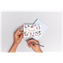 Edition Colibri 10981 FR Lot de 10 Cartes d‘invitation FÉTE DE PISCINE en Français pour un anniversaire d‘enfant ou pour une fêt