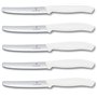 Victorinox Lot de 5 couteaux à tomates Swiss Classic (blanc)