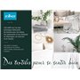 ZOLLNER Set de 10 Petites Serviettes pour invités, 30x30 cm, Coton, Blanc