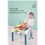 AptoFun 6-in-1 Kindertisch Stuhl Set Kinder Spieltisch, 51x51 cm Doppelseitiger Tischplatte mit 292 Bausteinen, Multi Aktivitäts