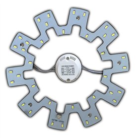Module LED – Kit de transformation (intensité variable/non variable) pour plafonnier - Anneau lumineux - Plafonnier rond - Lampe