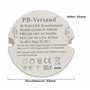 Transformateur LED rond 30 W 24 V CC - Ampoule circulaire - Transformateur d'alimentation Driver Ballast