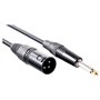 Pronomic Stage JMXM-10 câble audio jack mono/XLR 10 m noir