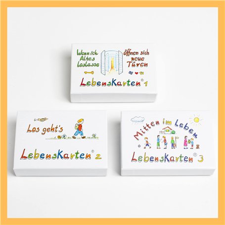 Vie Cartes 1 & 2 dans le Pack Double (144 cartes au format carte de visite)