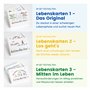 Vie Cartes 1 & 2 dans le Pack Double (144 cartes au format carte de visite)